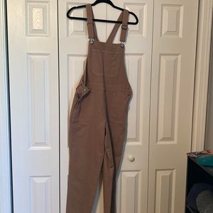 Khaki overalls